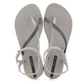 Ipanema Womens Elegant Sandals Grey & Silver