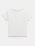Guess Boys Printed Logo T-Shirt In White