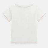 Guess Boys Printed Logo T-Shirt In White