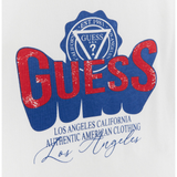 Guess Boys Printed Logo T-Shirt In White