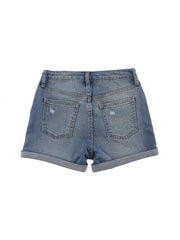 Guess Kids Denim Short Light Wash