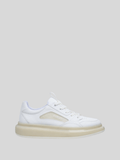 Relay Mens Glax Clear Sneakers In White