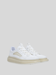 Relay Mens Glax Clear Sneakers In White
