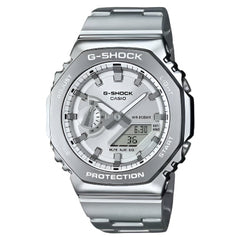 Casio G Shock Anadigi Silver Dial Watch