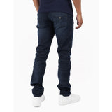 Guess Mens Ringer Eco Slim Taper Jeans In Dark Wash