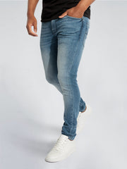 Guess Mens Super Skinny Jeans In Medium Wash