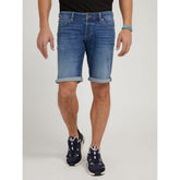 Guess Mens Slim Shorts In Washed