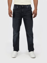Guess Mens Slim Delta Straight Jeans In Dark Blue
