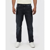 Guess Mens Slim Delta Straight Jeans In Dark Blue