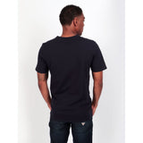 Guess Mens Short Sleeves Cn G Round Logo T-Shirt In Blue