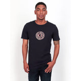 Guess Mens Short Sleeves Cn G Round Logo T-Shirt In Blue