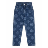 Guess Kids Mum Fit Denim Pants Dark Wash