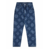 Guess Kids Mum Fit Denim Pants Dark Wash