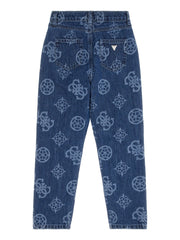 Guess Kids Mum Fit Denim Pants Dark Wash