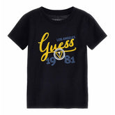 Guess Boys 2B T-Shirt In Navy