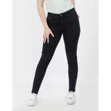 Guess Womens Eve Sexy Curve Denim Jeans In Blue Black