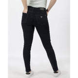 Guess Womens Eve Sexy Curve Denim Jeans In Blue Black