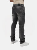 Guess Mens Slim Straight Jeans In Charcoal