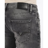 Guess Mens Slim Straight Jeans In Charcoal