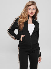 Guess Womens Britney Track Jackets In Black