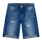 Guess Kids Denim Linen Shorts Blue