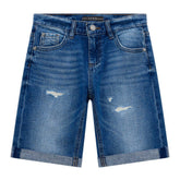 Guess Kids Denim Linen Shorts Blue