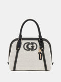 Guess Ahb Sebina Nett Brown Satchel