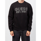 Guess Mens Sweatshirt In Black