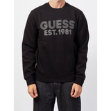 Guess Mens Sweatshirt In Black
