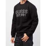 Guess Mens Sweatshirt In Black