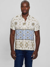 Guess Mens Eco Rayon Shirt In Multi