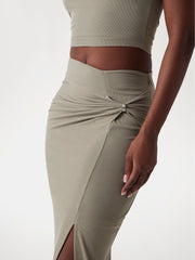 Guess Womens Aimee Skirt In Dark Green