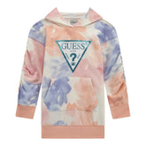 Guess Girls 2G Hooded Dress In Multi