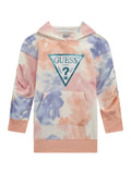 Guess Girls 2G Hooded Dress In Multi