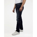 Guess Mens Straight Slim Jeans In Dark Wash