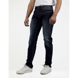Guess Mens Straight Slim Jeans In Dark Wash
