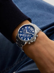 Guess Gents Silver Tone Multi Function Watch