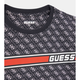 Guess Boys 7B T-Shirt In Black & Red