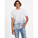 Guess Mens Short Sleeves Bsc Big Cat Paradise T-Shirts In White