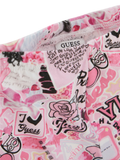 Guess Girls Leggings In Pink Multi