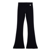 Guess Kids Straight Rib Flare Leggings Black