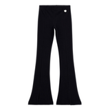 Guess Kids Straight Rib Flare Leggings Black