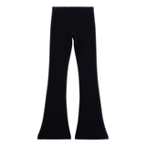 Guess Kids Straight Rib Flare Leggings Black