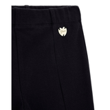 Guess Kids Straight Rib Flare Leggings Black