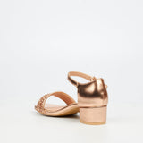 Flutterby Girls Gracie 2 Shoes In Rose Gold