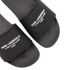Karl Lagerfeld Kl70008A Kondo Rsg Logo Slide Black