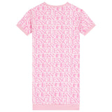 Guess Girls Active Dress In Light Pink