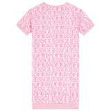 Guess Girls Active Dress In Light Pink