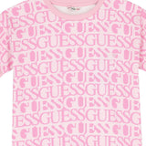 Guess Girls Active Dress In Light Pink