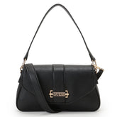 Guess Erika Flap Crossbody Bag In Black